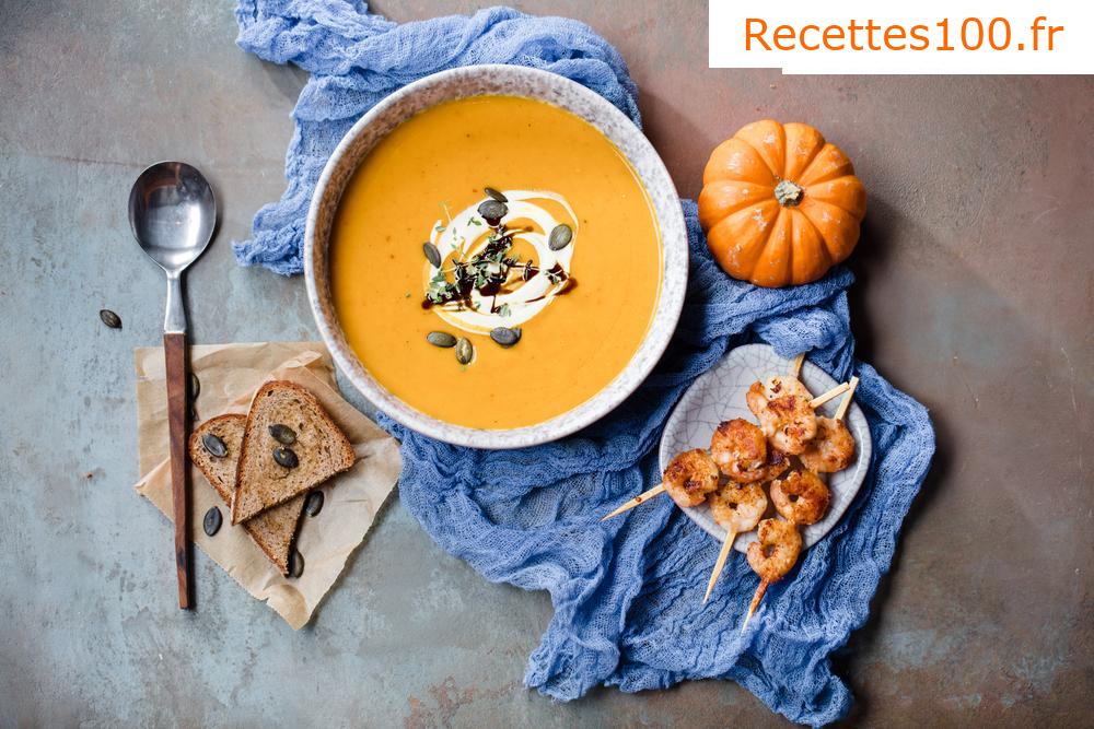 Soupe de courge rôtie