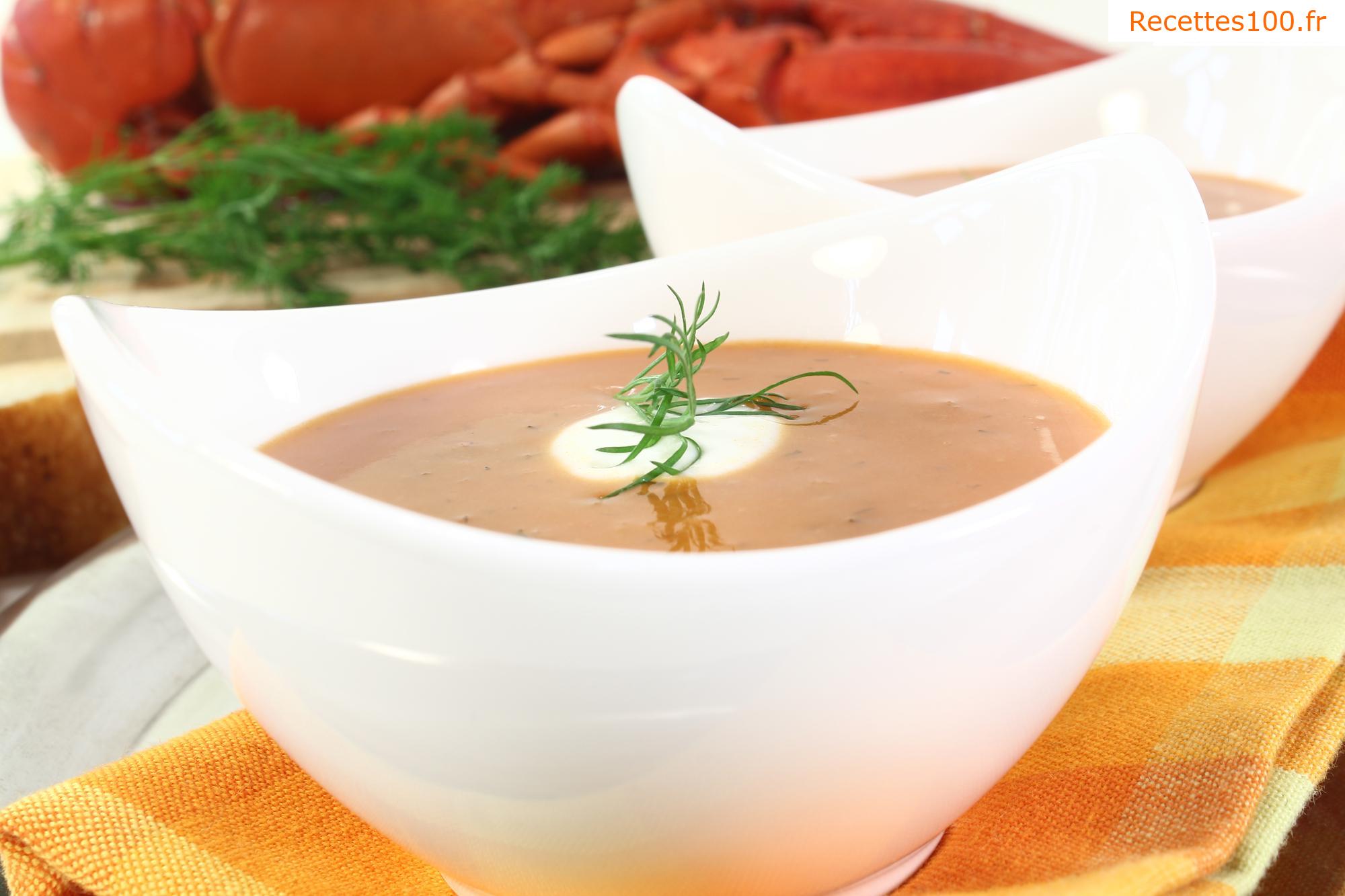 Soupe de haricots crémeuse à l'aneth