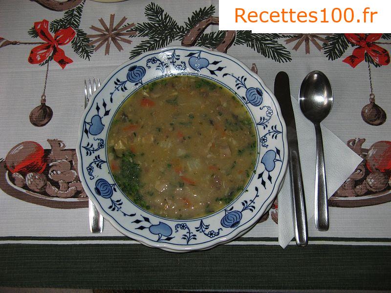 Soupe de poisson de Noël