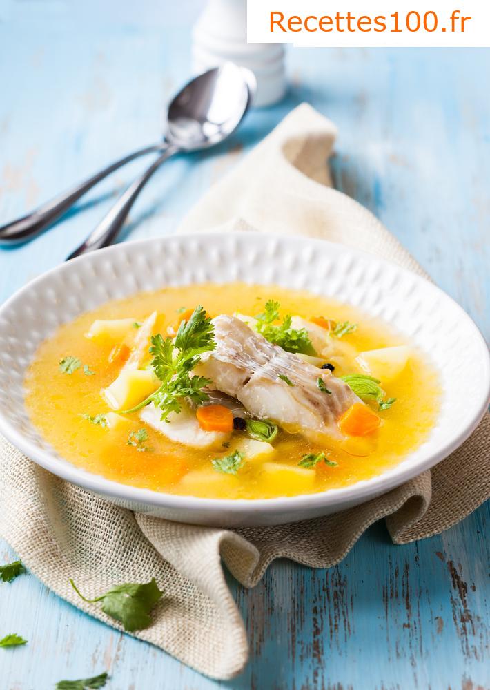 Soupe de poisson factice