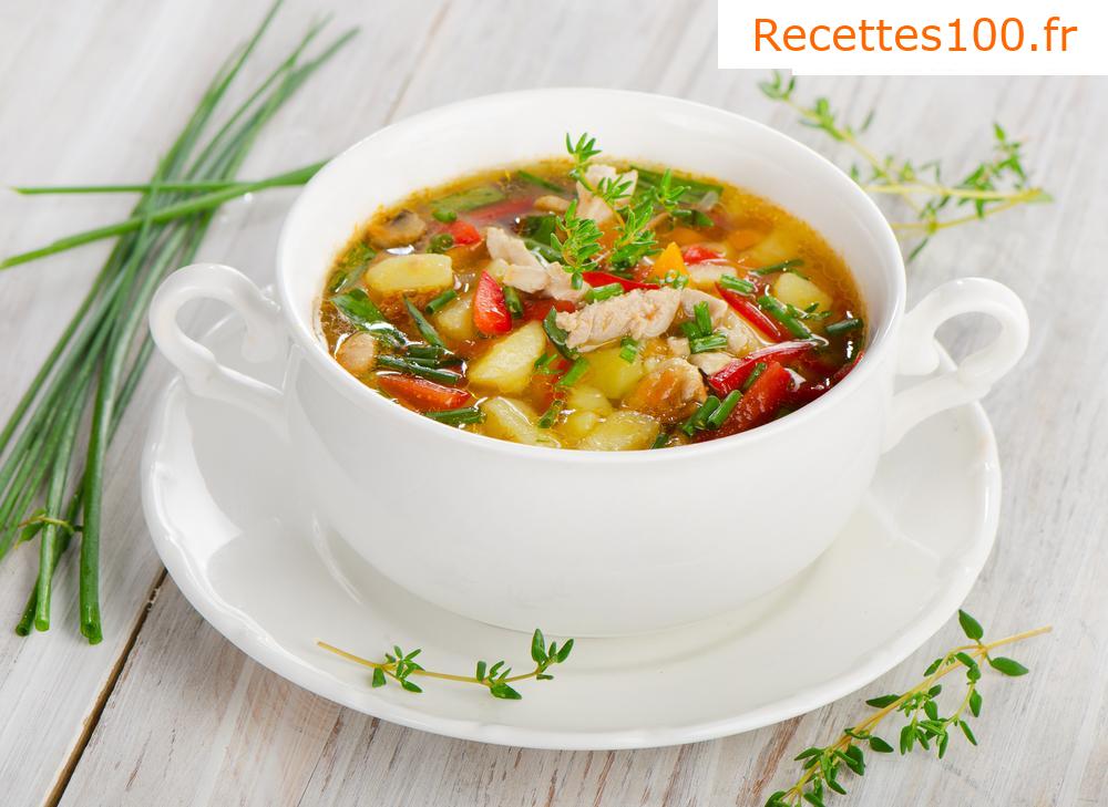 Soupe de pommes de terre printanière