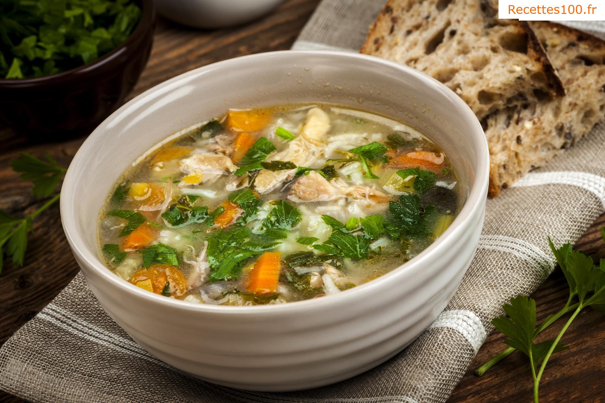 Soupe de poulet