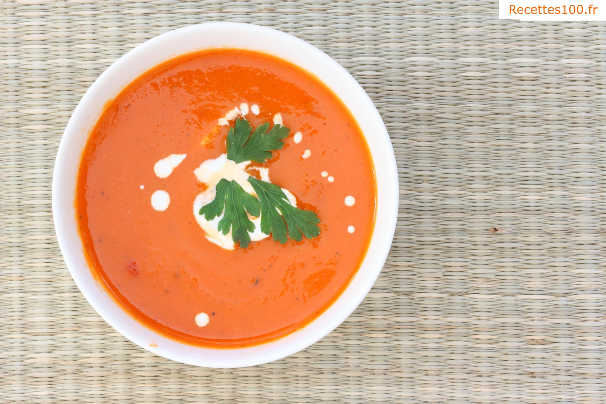 Soupe italienne aux tomates