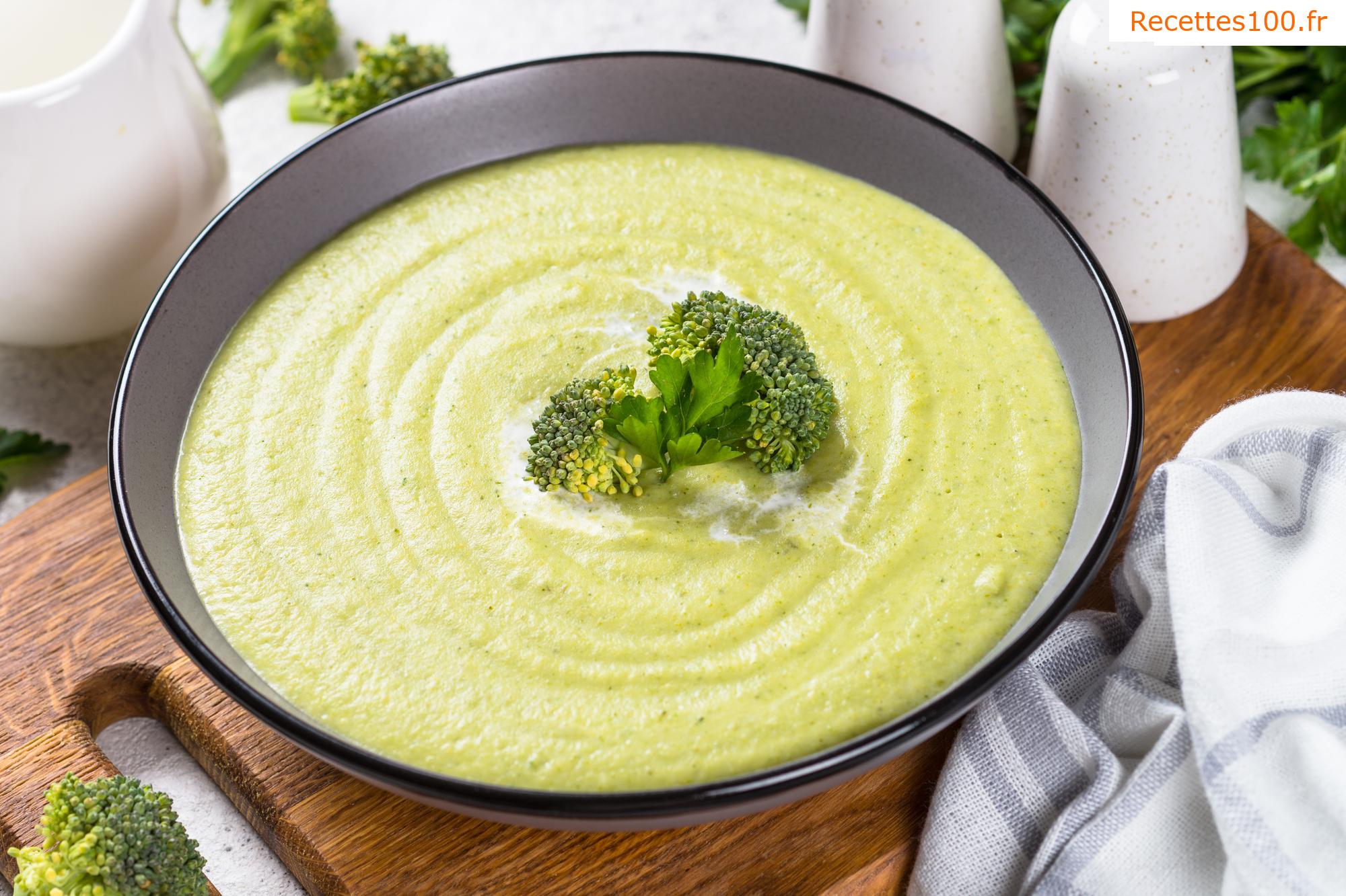 Soupée de brocoli onctueuse à la crème