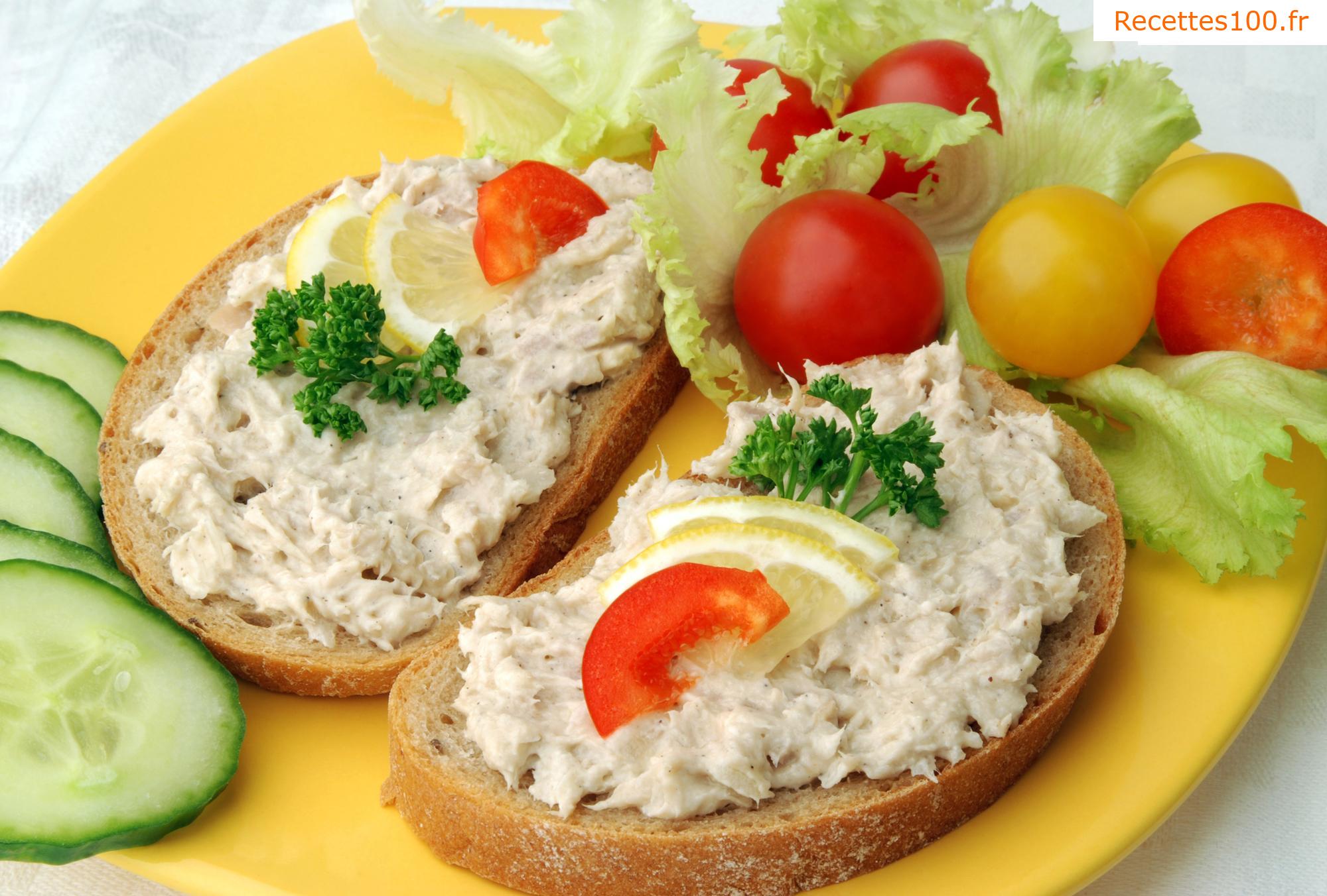 Tartinade de poisson à base de poisson cuit