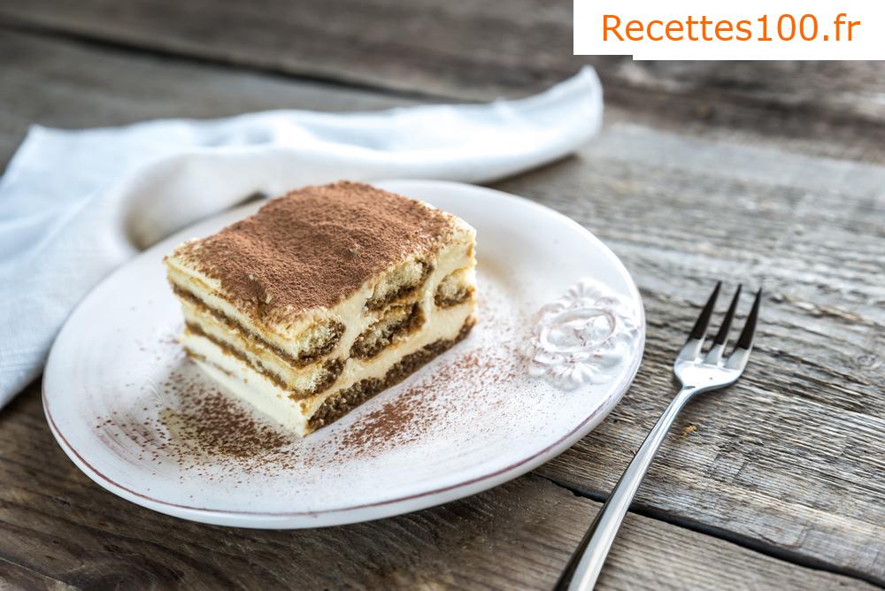 Tiramisu simple sans œufs