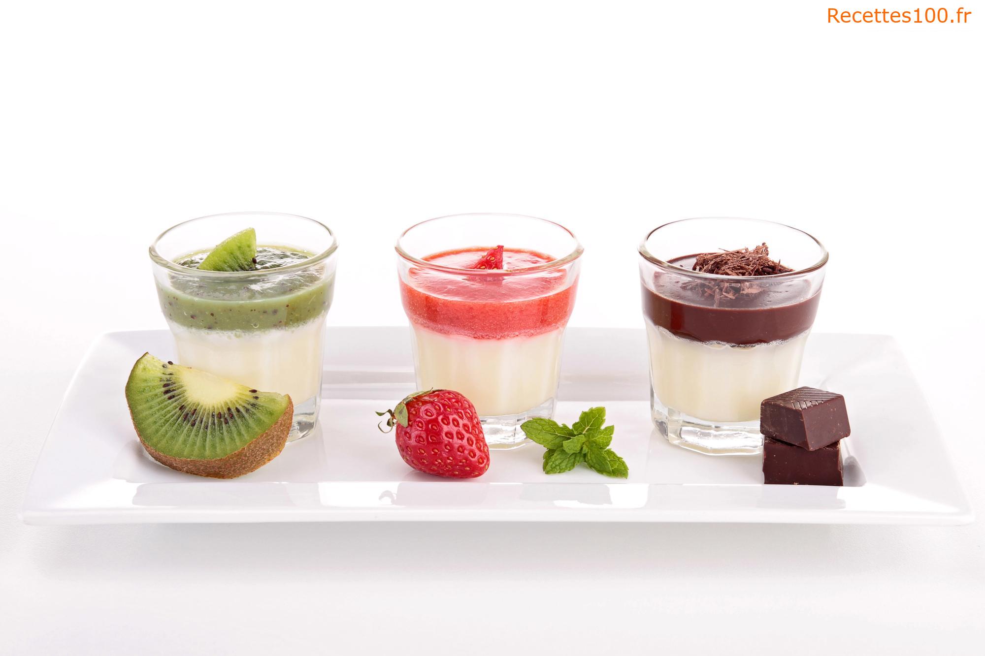 Tranches de banane avec crème de fromage blanc