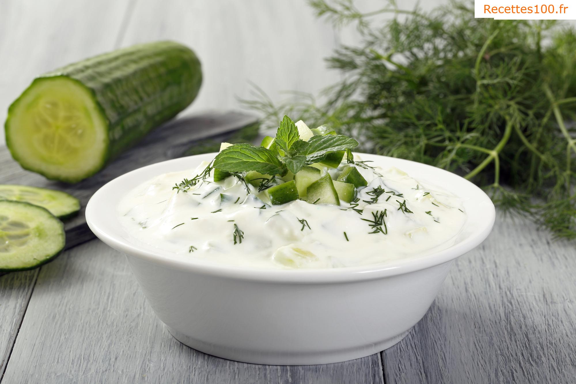 Tzatziki aux courgettes